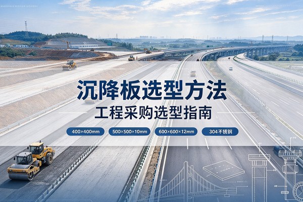 梅州沉降板选择方法