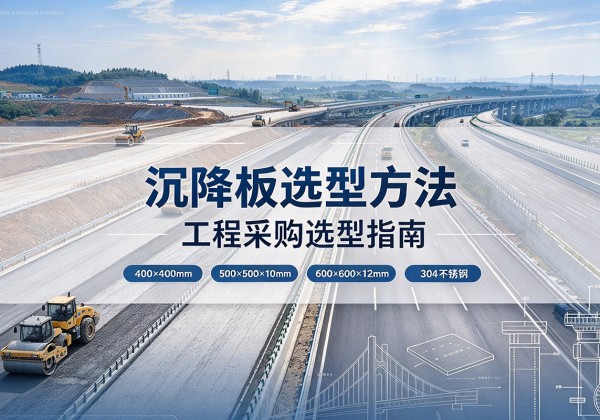 梅州沉降板选择方法